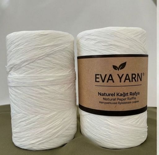 Eva Yarn Naturel Kağıt Rafya İp No 05