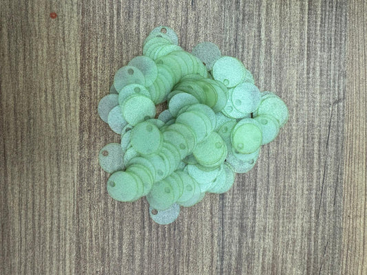 Sedefli Çanta Pulu 20 mm Su Yeşili 20 Gr.