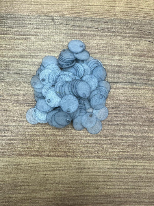 Sedefli Çanta Pulu 20 mm Gri 20 Gr.