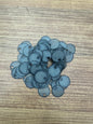 Sedefli Çanta Pulu 20 mm Füme 20 Gr.