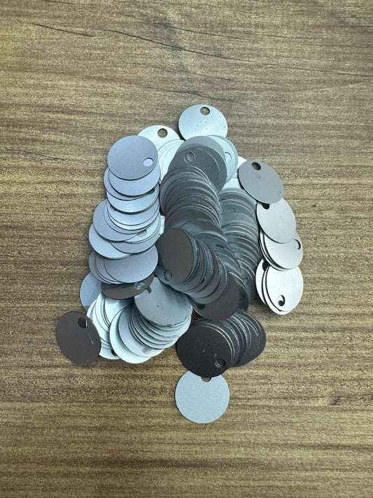 Çanta Pulu 20 mm Mat Gri 20 Gr.