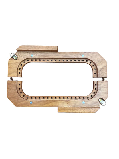 Ahşap Mıknatıslı Burs Delikli Ceviz Rengi 25 cm