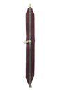Çanta Fermuarı Dip Kapalı 30 cm Bordo Gümüş Diş