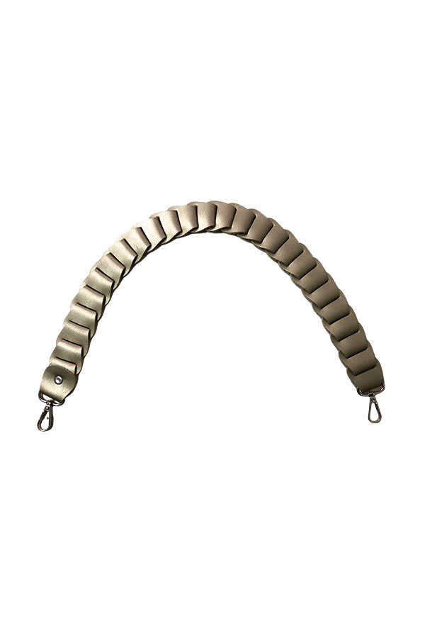 Çanta Sapı Deri Örgülü Gold