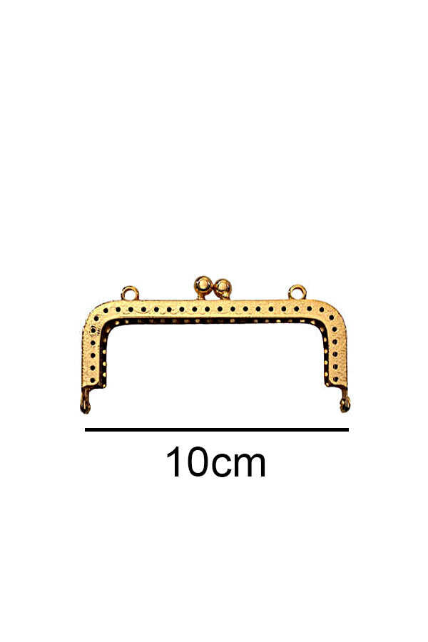 Çanta ve Cüzdan Klips Dikdörtgen Altın 10.50 cm