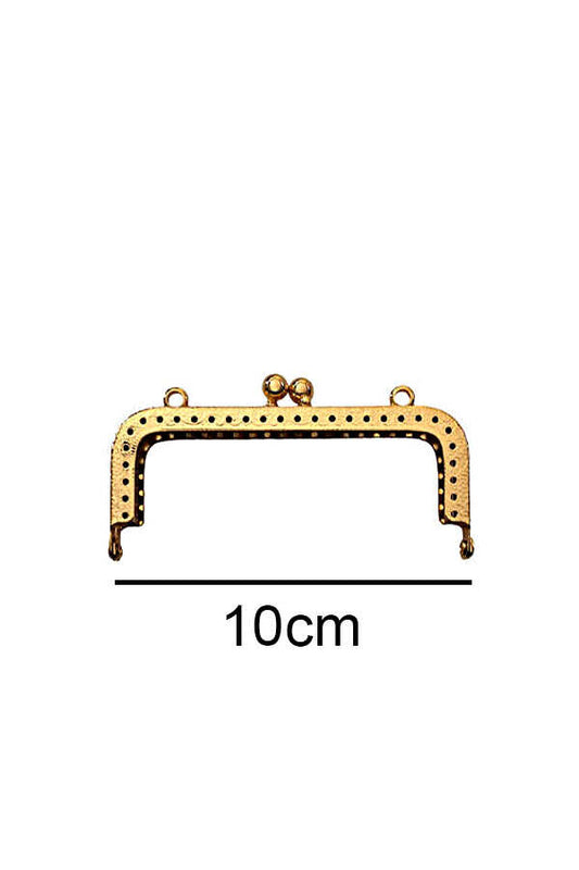 Çanta ve Cüzdan Klips Dikdörtgen Altın 10.50 cm