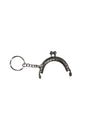 Çanta ve Cüzdan Klipsi  Anahtarlık 5 cm Metal Oval Nikel