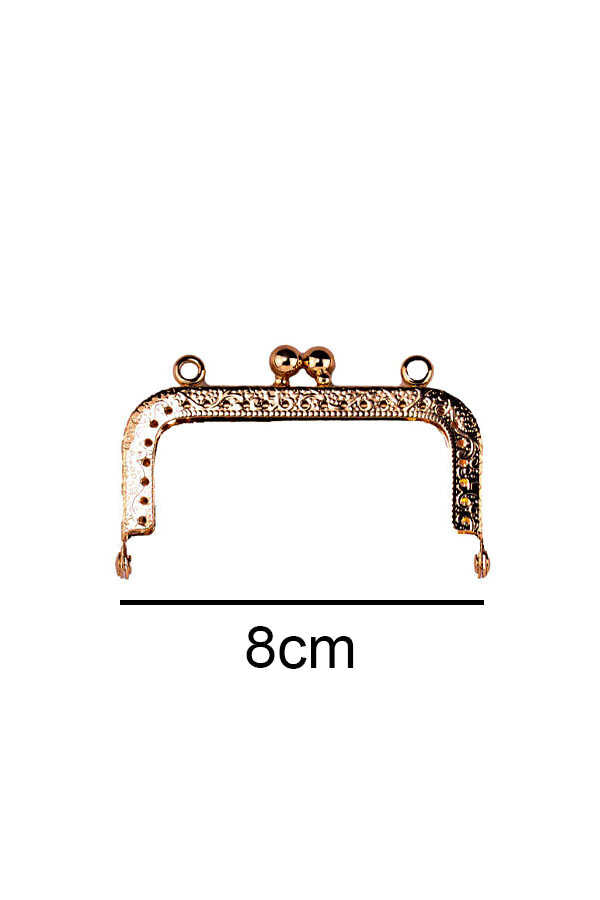 Çanta ve Cüzdan Klips Dikdörtgen Altın 8.50 cm