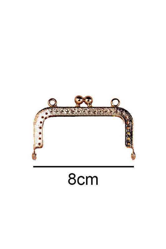 Çanta ve Cüzdan Klips Dikdörtgen Altın 8.50 cm
