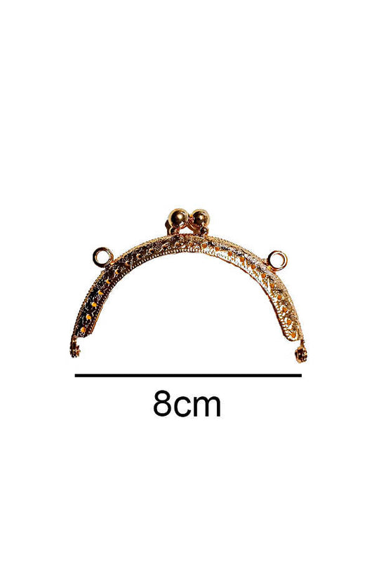 Çanta ve Cüzdan Klips Oval  Altın 8.50 cm