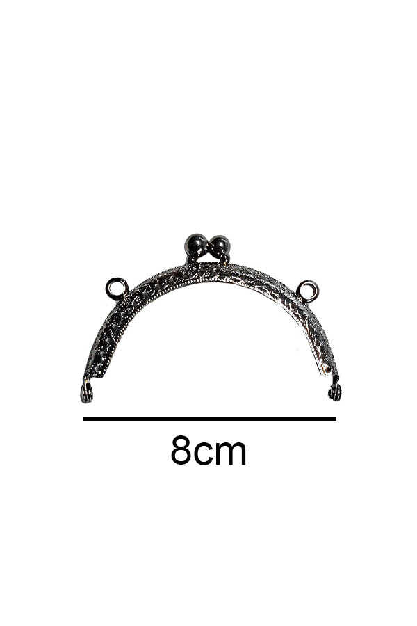 Çanta ve Cüzdan Klips Oval Nikel 8.50 cm