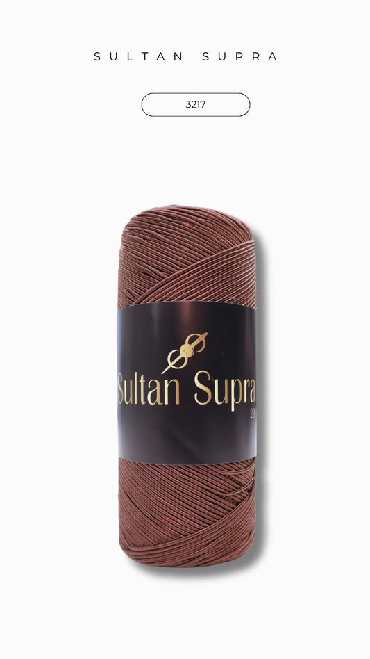 Sultan Supra İp 200 gr - 3217 Tatlı Kahve