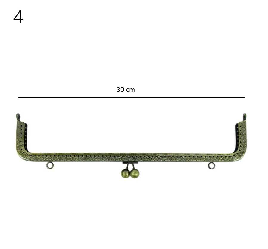 Kenar Delikli Metal Burs Antik 30 cm