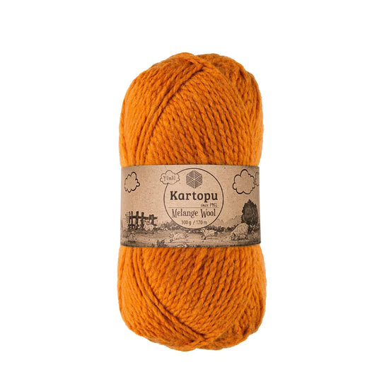 Kartopu Melange Wool K1854 Tarçın