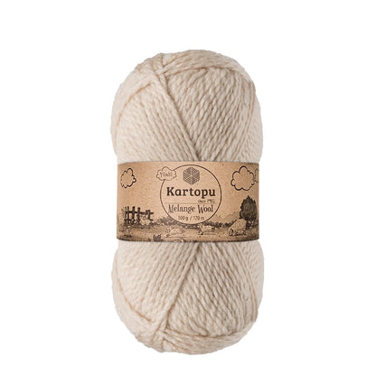 Kartopu Melange Wool K855 Bej