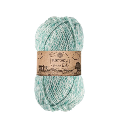 Kartopu Melange Wool K9000 Mint