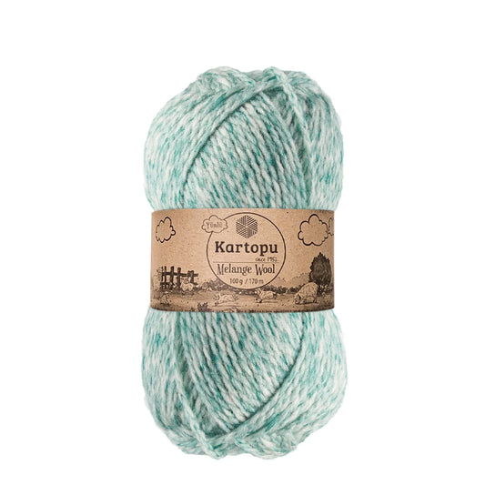 Kartopu Melange Wool K9000 Mint
