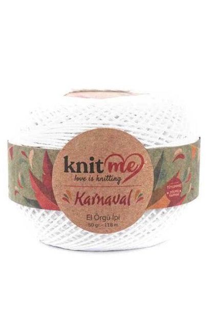 Knit Me Karnaval Kar Beyaz