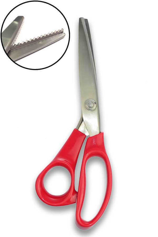 Kırmızı Sürfile Makası Sivri Kesimli 23 cm