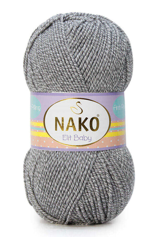 Nako Elit Baby 21353 Gri Beyaz Muline