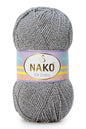 Nako Elit Baby 21353 Gri Beyaz Muline