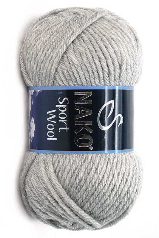 Nako Sport Wool 195 Açık Gri Melanj