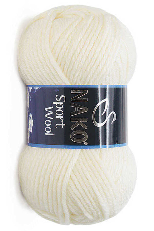 Nako Sport Wool 300 Ekru
