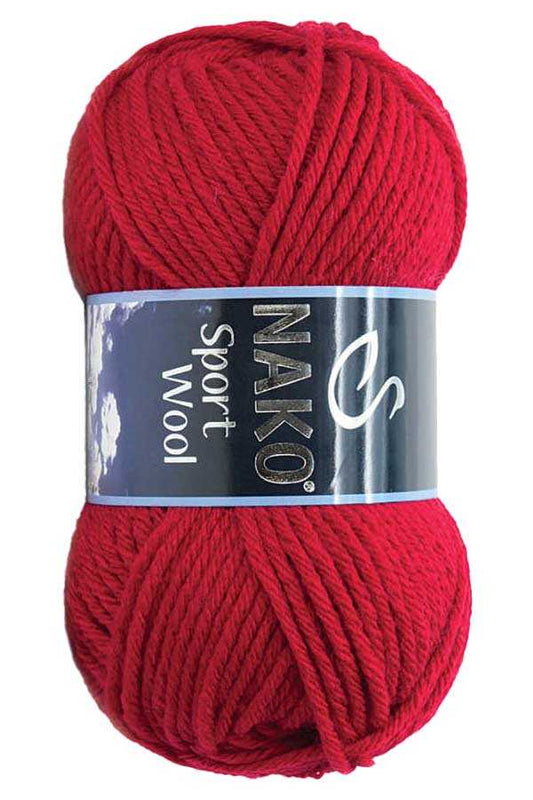 Nako Sport Wool 3641 Karmen Kırmızı