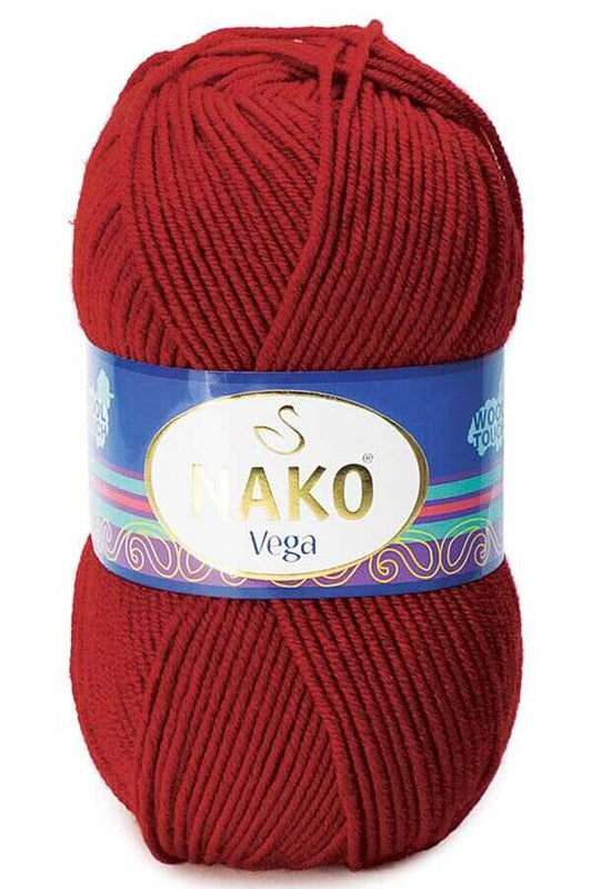 Nako Vega 100 gr Koyu Kırmızı  10040